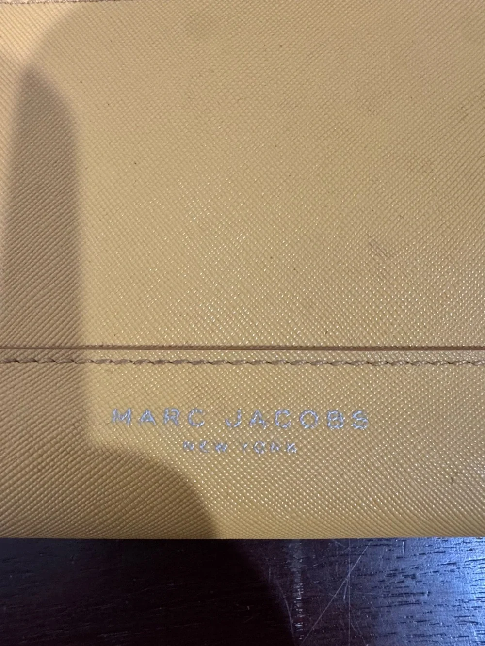 Marc Jacobs Mustard Yellow Wristlet Wallet